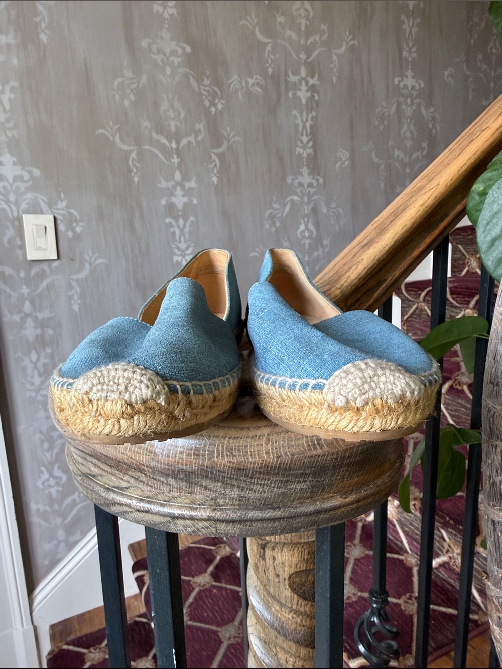 Jimmy Choo denim espadrille US 8 1/2 very good condition - Picture 3 of 10